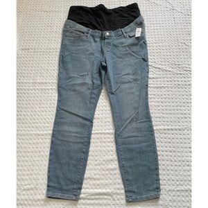 Gap Maternity Jeans 16 / 33 Reg NWT True Waistband Full Panel Skinny Stretch